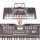  Tastiera Organo Meike MK-825 Leggio per spartiti Imparare a suonare TASTI ILLUMINATI