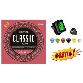    CORDE PER CHITARRA CLASSICA CON CORDA DI RICAMBIO D4 + ANCE + ACCESSORI +