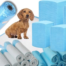    TAPPETINI IGIENICI ASSORBENTI PER CANI CHE IMPARANO A FARE PIPI' 45x60CM 100 PZ