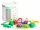  SET TAGLIO VERDURE IN LEGNO PER BAMBINI 20 PEZZI COLTELLO DA TAVOLO VELCRO