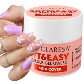    CLARESA SOFT & EASY GEL COSTRUZIONE UNGHIE COPERTURA PELLE NUDA 45 g