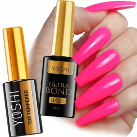    YOSHI TOP TEMPERATO NO WIPE SET VETRO LIQUIDO + BASE ULTRA BOND 2 x 10ml