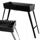 Mangal Grill Case per 14 spiedini in metallo 5mm carbonio pieghevole XXL