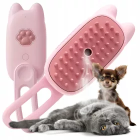    SPAZZOLA A VAPORE ELETTRICA PER ANIMALI CANE GATTO PER LA CURA DEL PELO