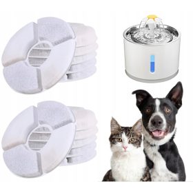    FILTRO PER FONTANA PER ABBEVERATOI CANI GATTO ABBEVERATOI FILTRI DISPENSER SET x6