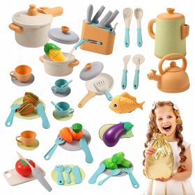    49EL PENTOLE DA CUCINA PIATTI BOLLITORE PENTOLA CUCCHIAI ACCESSORI CUCINA