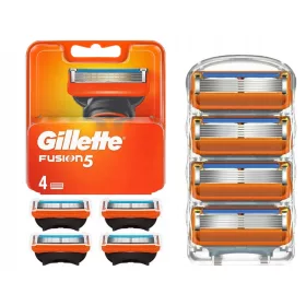    Cartucce di ricambio per lame di ricambio per rasoio Gillette Fusion 5, 4 pezzi affilate
