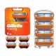  Cartucce di ricambio per lame di ricambio per rasoio Gillette Fusion 5, 4 pezzi affilate