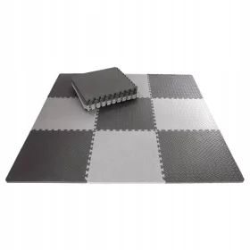    TAPPETO PUZZLE IN SCHIUMA PAVIMENTO PALESTRA 180x180CM 9 PZ FT57