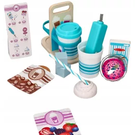    Melissa&Doug Set per bevande fredde e calde da asporto con montalatte