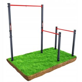    BARRA PER TRAZIONI + CORRIMANO ALLENAMENTO IN GIARDINO PER STRADA