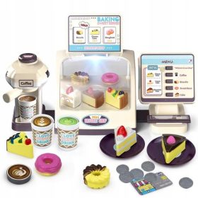    Giocattolo per registratore di cassa per bambini, pasticceria, caffetteria