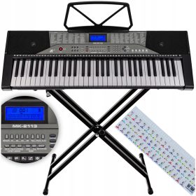    Adesivi per pianoforte TASTIERA STABILE Supporto per organo Leggio per musica