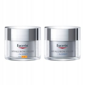   Set Creme Giorno e Notte Eucerin Hyaluron-Filler, Antirughe con Acido Ialuronico