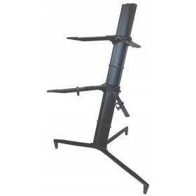   SUPPORTO PROFESSIONALE PER TASTIERA IN ALLUMINIO + COPERCHIO / NERO