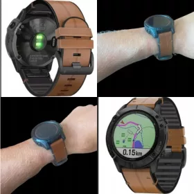    Cinturino in pelle Quickfit per Garmin Fenix, 5X,6X,6X PRO,7X,7X SOLAR 26mm