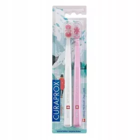  CURAPROX CS 5460 SNOWY WINTER Spazzolino da denti 2 pezzi