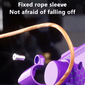    Emozionante pistola giocattolo con lanciacorda e luci per bambini: divertimento antistress