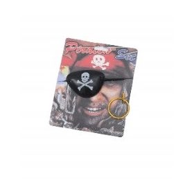  Benda sull'occhio del pirata, orecchino HALLOWEEN PARTY