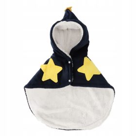    Costume con cappuccio da animale in flanella per Halloween e tutti i giorni S