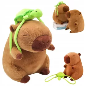    PELUCHE CAPYBARA RODITORE, SIMPATICO ANIMALE FUMETTO CAPYBARA DI PELUCHE, CARINO 25 CM