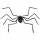  Decorazione Grande ragno nero peloso 60 cm halloween