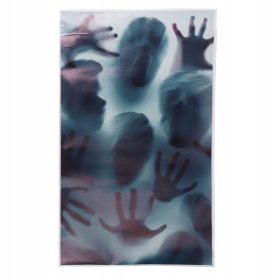    Adesivo per finestra in PVC spaventoso. Grandi decorazioni di Halloween
