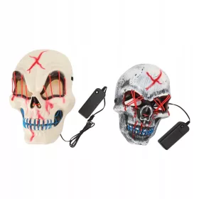    Visiera LED 3 modalità lampeggianti per Halloween con luce fredda