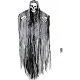    REAPER GLAM SCHELETRO FANTASMA DECORAZIONE DI HALLOWEN DA APPENDERE 90 cm