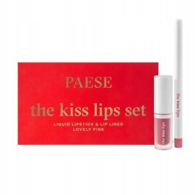    PAESE The Kiss Lips Set Set matita labbra e rossetto liquido 03 Lovely Pink