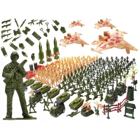 Set di figurine Kontext Base militare 6188 307 pz.
