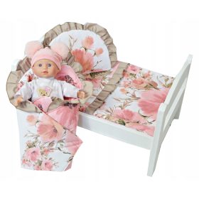    BAMBOLA BECIK BATTLE, COTONE, CUSCINO, TRAPUNTA, SET PER PASSEGGINO, LETTINO