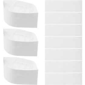  20 pezzi di cappello da chef di carta usa e getta