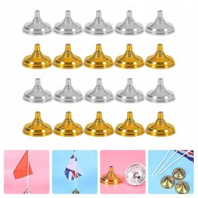    Supporti per bandiere in miniatura, 20 pz. Durevole decorazione da tavolo per l'ufficio