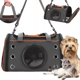    BORSA DA TRASPORTO ESPANDIBILE TRANSPORTER PER ANIMALI CANE GATTO PER AEREO