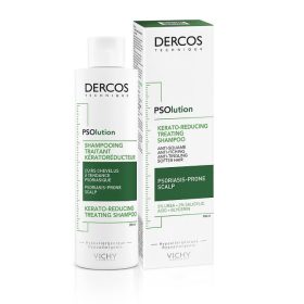   Shampoo Keratoregolatore Vichy Dercos PSolution per Cuoio Capelluto con Psoriasi, 200 ml