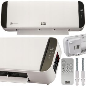    Riscaldatore in CERAMICA a cortina d'aria 2000W Termoventilatore con telecomando LCD