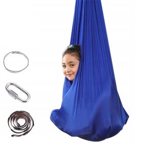    Amaca sensoriale, sciarpa acrobatica, altalena per bambini, yoga, 280 cm