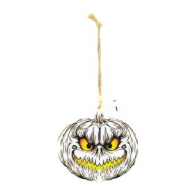    Puntelli Diabe da appendere alla porta con luci a LED di Halloween