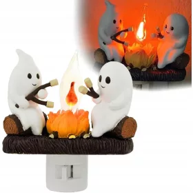    Decorazione del falò fantasma della luce notturna di Halloween falò scintillanti