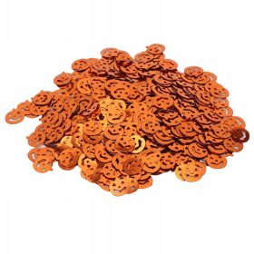    Coriandoli Halloween 60g, decorativi a forma di zucche arancioni