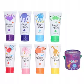   8 colori per dita, sicuri, lavabili, fai da te, per bambini, per la scuola