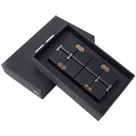    Giocattoli Fidget portatili in lega di alluminio Cubo magico da scrivania Infinity per alleviare lo stress