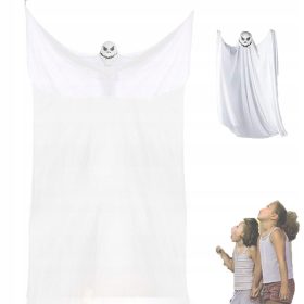    DECORAZIONE DA APPENDERE HALLOWEEN SCHELETRO FANTASMA 3,3x 2 M