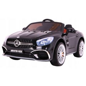    Auto a batteria Mercedes AMG SL65 Nera con telecomando per bagagliaio MP3 LED