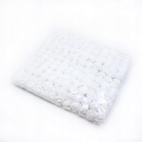  ROSE BIANCHE con tulle, 144 pezzi