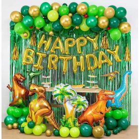  Set di palloncini compleanno decorativo tema dinosauro