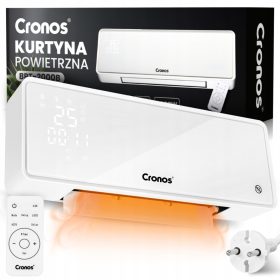    TERMOVENTILATORE A BARRIERA D'ARIA RISCALDATORE ELETTRICO 2000W + TELECOMANDO