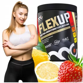   FlexUp Collagene e Glucosamina 400g Gusto Fragola-Limone: Supporto Articolare e Cutaneo