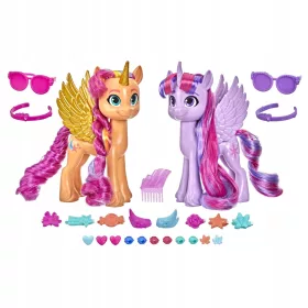    STATUINE MLP SET DA 2 ALICORN SUNNY STARSCOUT E TWILIGHT SPARKLE + EXTRA
